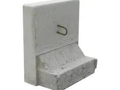 EHL Stützwinkel L-Stein 50 cm x 55 cm Sicht Lf.1 Wandstärke 12 cm Grau