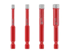 Einhell Diamant-Fliesenbohrer-Set XS-Case 4-teilig