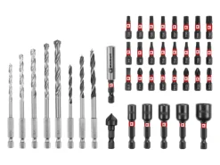 Einhell Impact-Bit-Set M-Case Metall-, Stein- und Holzspiralbohrern 39-teilig