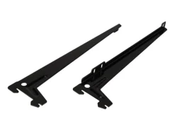 Einloch-Winkelträger Schwarz 28 cm 2 Stück