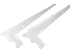 Einloch-Winkelträger Weiß 48 cm 2 Stück
