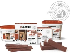 Elabrick Eckverblender Colorado 5 cm x 10/21 cm Rot