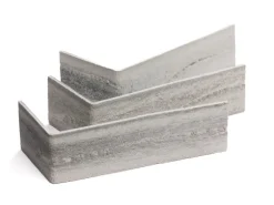 Elabrick Eckverblender Nebraska 7,1 cm x 11,5/24 cm Grau