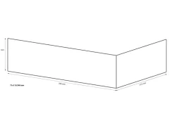 Elabrick Eckverblender Nebraska 7,1 cm x 11,5/24 cm Grau