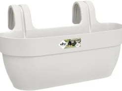 Elho Blumenkasten L Vibia Campana 46 cm x 24 cm x 26 cm Seidenweiß