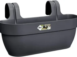 Elho Blumenkasten Vibia Campana L 46 cm x 24 cm x 26 cm Anthrazit