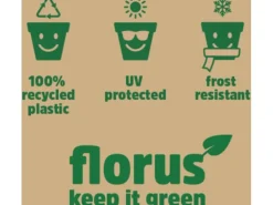 Elho Blumenkasten Vibia Campana M 36 cm x 24 cm x 26 cm Seidenweiß