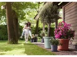 Elho Blumentopf Algarve Cilindro Ø 48 cm x 40 cm Grün