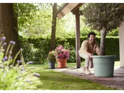 Elho Blumentopf Algarve Cilindro Ø 48 cm x 40 cm Grün