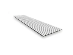 Equipped Wandpaneel WPC Outdoor 2350 mm x 219 mm x 26 mm Weiß