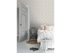 ESTAhome Tapete Abgenutzte Fliesen Taupe 53 cm x 10,05 m 128045