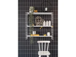 ESTAhome Tapete Kleine Fliesen Schwarz und Weiß 0,53 x 10,05 m 139032