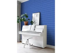 ESTAhome Tapete Kleine Fliesen 7298 Königsblau und Weiß 50 x 900 cm