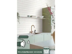 ESTAhome Tapete Kleine Fliesen Weiß Und Gold 53 Cm X 1005 Cm 139131