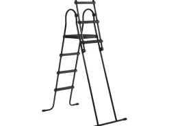 EXIT Poolleiter Schwarz für Rahmenhöhen von 108-122 cm