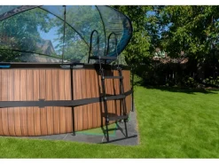 EXIT Poolleiter Schwarz für Rahmenhöhen von 108-122 cm