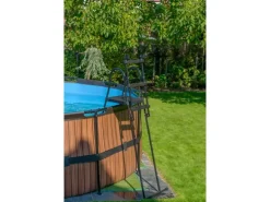 EXIT Poolleiter Schwarz für Rahmenhöhen von 108-122 cm