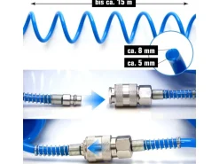 eyepower 15 m Druckluftschlauch 1/4