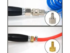 eyepower Druckluft Putzwerfer und Putzpistole für Wände Silberfarben