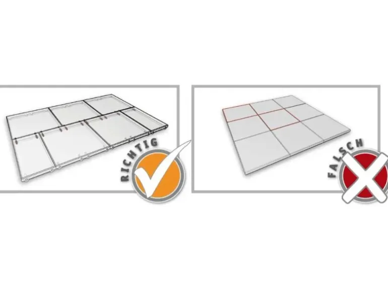 Fallschutzplatte/Elastikmatte Grün 50 cm x 50 cm x 3 cm