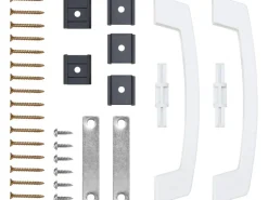 Falttür 82 cm x 203 cm Weiß
