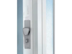 Falttür Larya Glas Weiß glänzend 84 cm x 205 cm