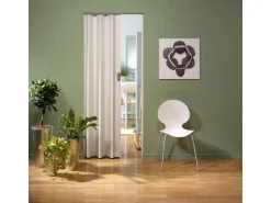 Falttür Spacy Esche Weiß 84 cm x 205 cm