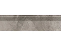 Feinsteinzeug Trittstufe Massa Anthrazit Glasiert Matt Rektifiziert 30 x 120 cm