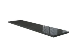 Fensterbank Anthra Grau 20 cm x 2 cm Zuschnitt mit Wasserrille