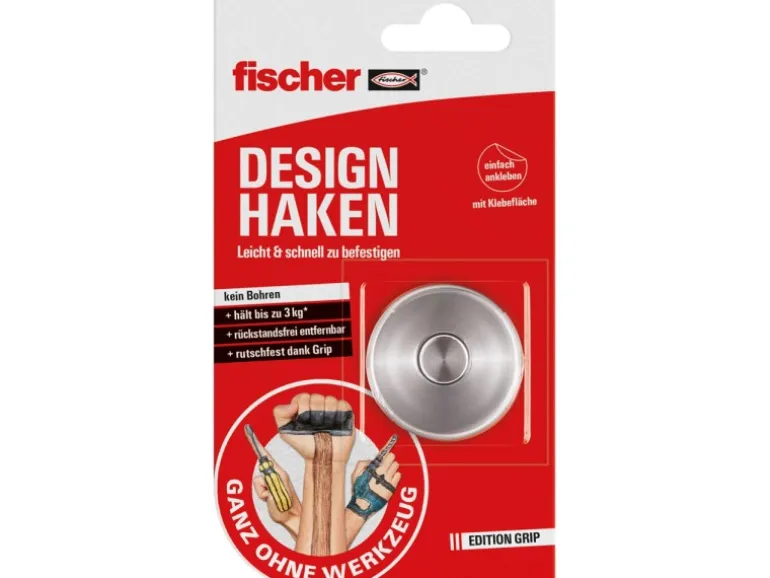 Fischer Designhaken max. 3 kg Tragfähigkeit