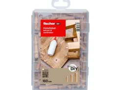Fischer EasyDIY Box Holzdübel (160 Teile)