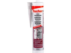 Fischer Sanitärsilicon DSSA Grau 310 ml