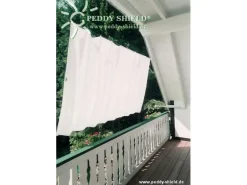 Floracord Balkonverkleidung Bausatz II Weiß 270 cm x 140 cm