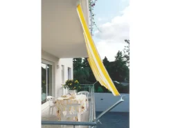 Floracord Balkonverkleidung Bausatz II Gelb-Weiß 270 cm x 140 cm