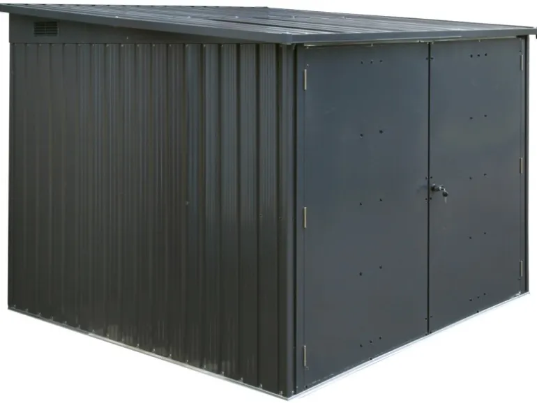 Floraworld Fahrradgarage 4 Fahrräder Anthrazit 206,5 cm x 204 cm