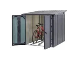 Floraworld Fahrradgarage 4 Fahrräder Anthrazit 206,5 cm x 204 cm