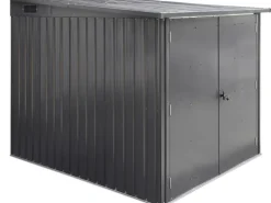 Floraworld Fahrradgarage 3 Fahrräder Anthrazit 163,5 cm x 204 cm