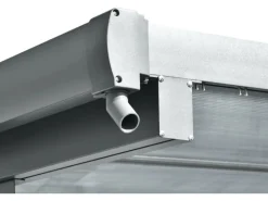 Floraworld Flachdach-Einzelcarport Aluminium Anthrazit 300 cm x 496 cm