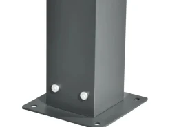 Floraworld Flachdach-Einzelcarport Aluminium Anthrazit 300 cm x 496 cm