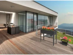 Floraworld Hochbeet Season 100 cm x 40 cm x 80 cm Anthrazit