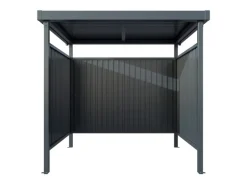 Floraworld Multifunktionsunterstand Smoke Vorderseite Offen 204 x 214 x 214 cm