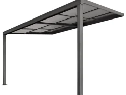 Floraworld Terrassenüberdachung Air Anthrazit (BxT) 390 cm x 299 cm