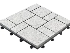 Florco Naturstein-Klickfliese Stone Granit, Roma 30x30x2,8 cm, 4 Stk/VPE