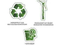 Florus Pflanztopf Fiore Alessia Ø 35 cm anthrazit