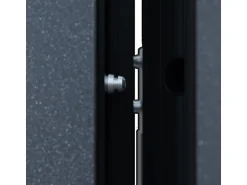 FM Türen AS68 Modell 21 1100 x 2100 Anthrazit Rechts Innen Beschläge Set 13 Glas 09