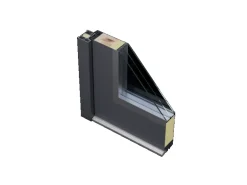 FM Türen AS68 Modell 01 1000 x 2100 Anthrazit Links Innen Beschläge Set 13 Glas 20