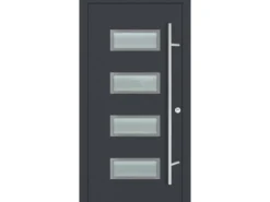 FM Türen AS68 Modell 42 1000 x 2000 Anthrazit Rechts Innen Beschläge Set 01