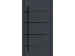 FM Türen AS68 Modell 22 1000 x 2100 Anthrazit Links Innen Beschläge Set 01