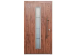 FM Türen AS68 Modell 01 1000 x 2000 Nussbaum Rechts Innen Beschläge Set 13 Glas 20