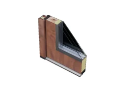 FM Türen AS68 Modell 25 1000 x 2000 Nussbaum Rechts Innen Beschläge Set 01